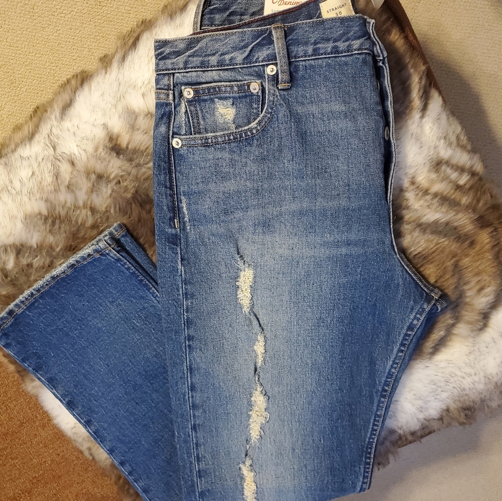 GAP Super High Rise Straight Cone Denim Jeans